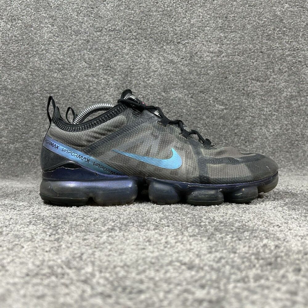 Nike Air Vapormax 2019 Throwback AR6632-001 Women's Sz 11.5-12 Gray Black Shoes